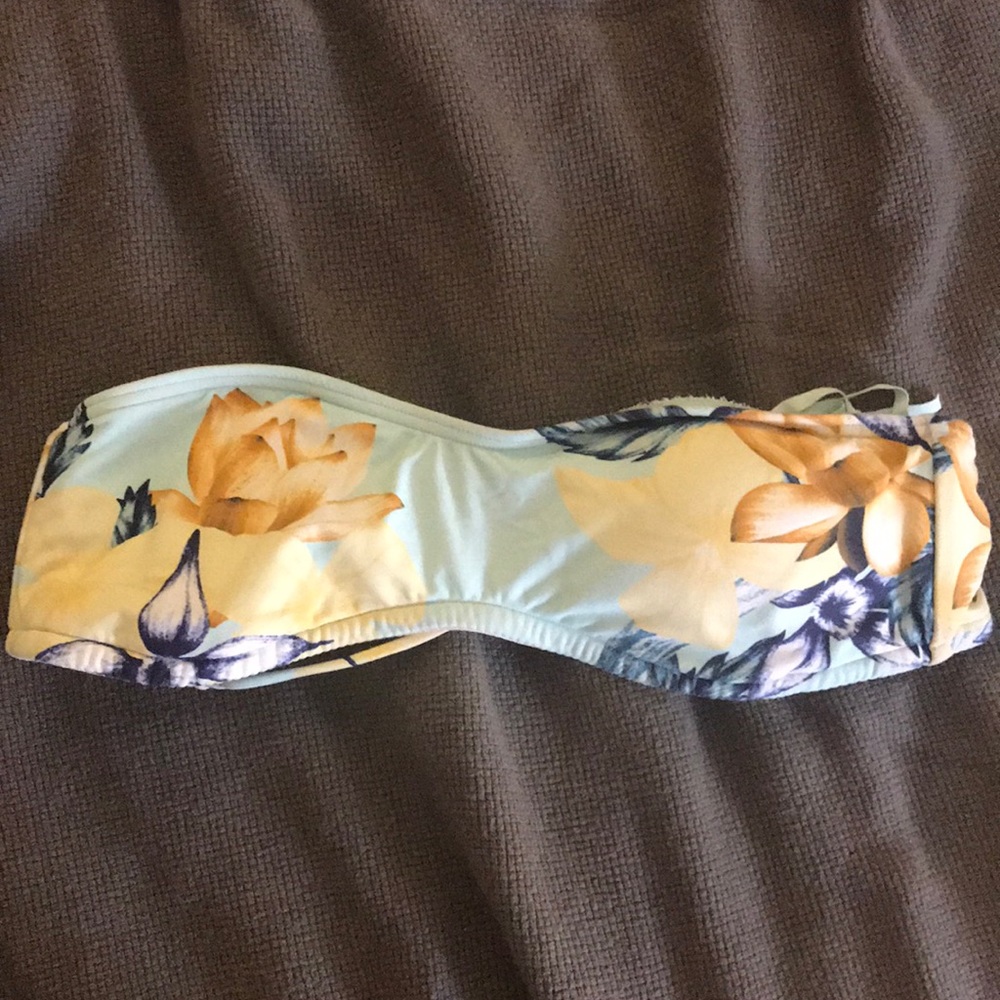 Rip curl strapless bathing suit top